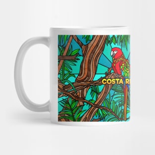 Costa Rica - Parrot in Nature Mug